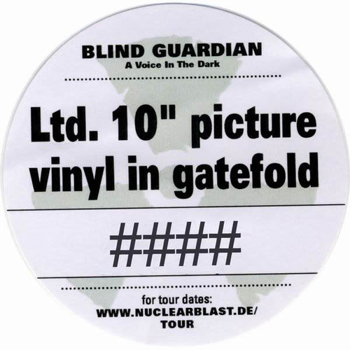 Blind Guardian - A Voice In The Dark (Limited Edition Numbered 10" Picture Disc) [USED]