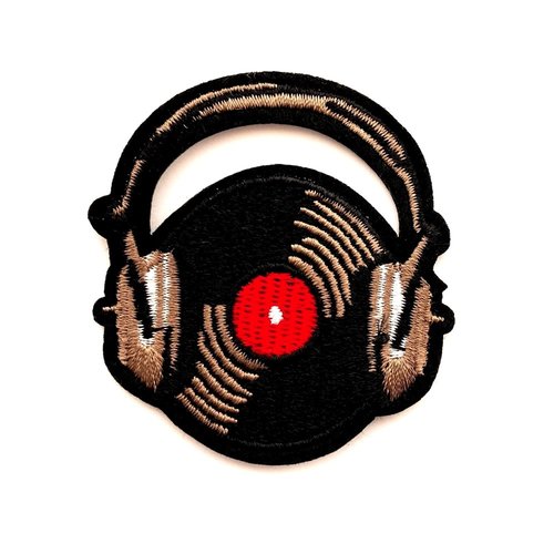 Patch - Record Headphones Patch - Record Headphones