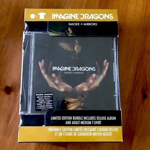 Imagine Dragons - Smoke + Mirrors (Limited Fanpack Edition - CD + T-Shirt Médium) [NEW]