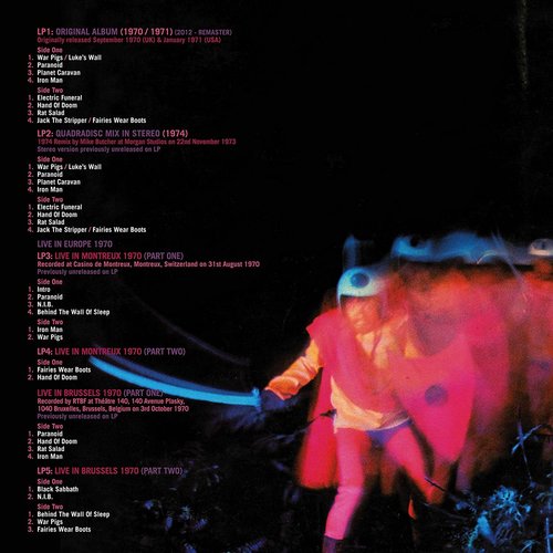 Black Sabbath - Paranoid Super Deluxe (50th Anniversary - 5LP - Boxset) [NEW]