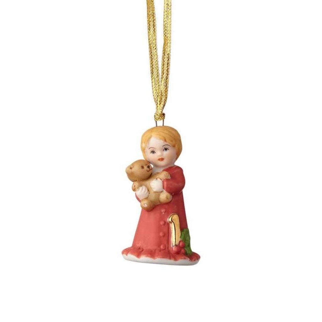 GROWING UP GIRLS COLLECTIBLE  ORNAMENT BLONDE AGE 1