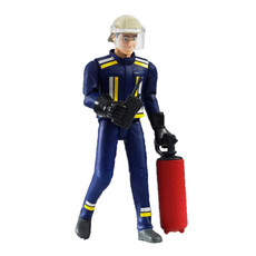 BRUDER FIREMAN WITH ACCESSORIES