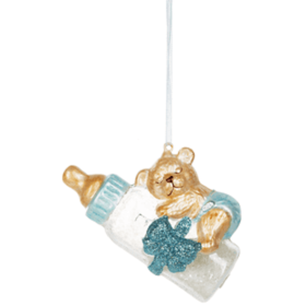 Ganz BABY BOTTLE SNOW FILLED ORNAMENT