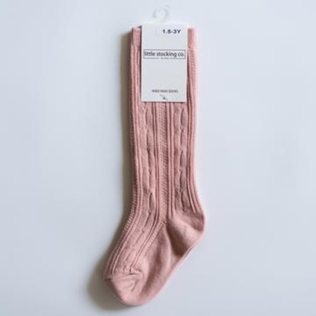 Cable Knit Tights | Little Stocking Co.