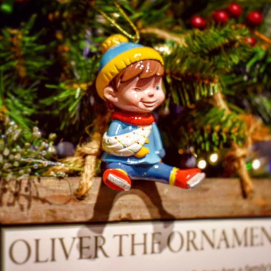 Sheboygan author and his creation Oliver the Ornament stop by