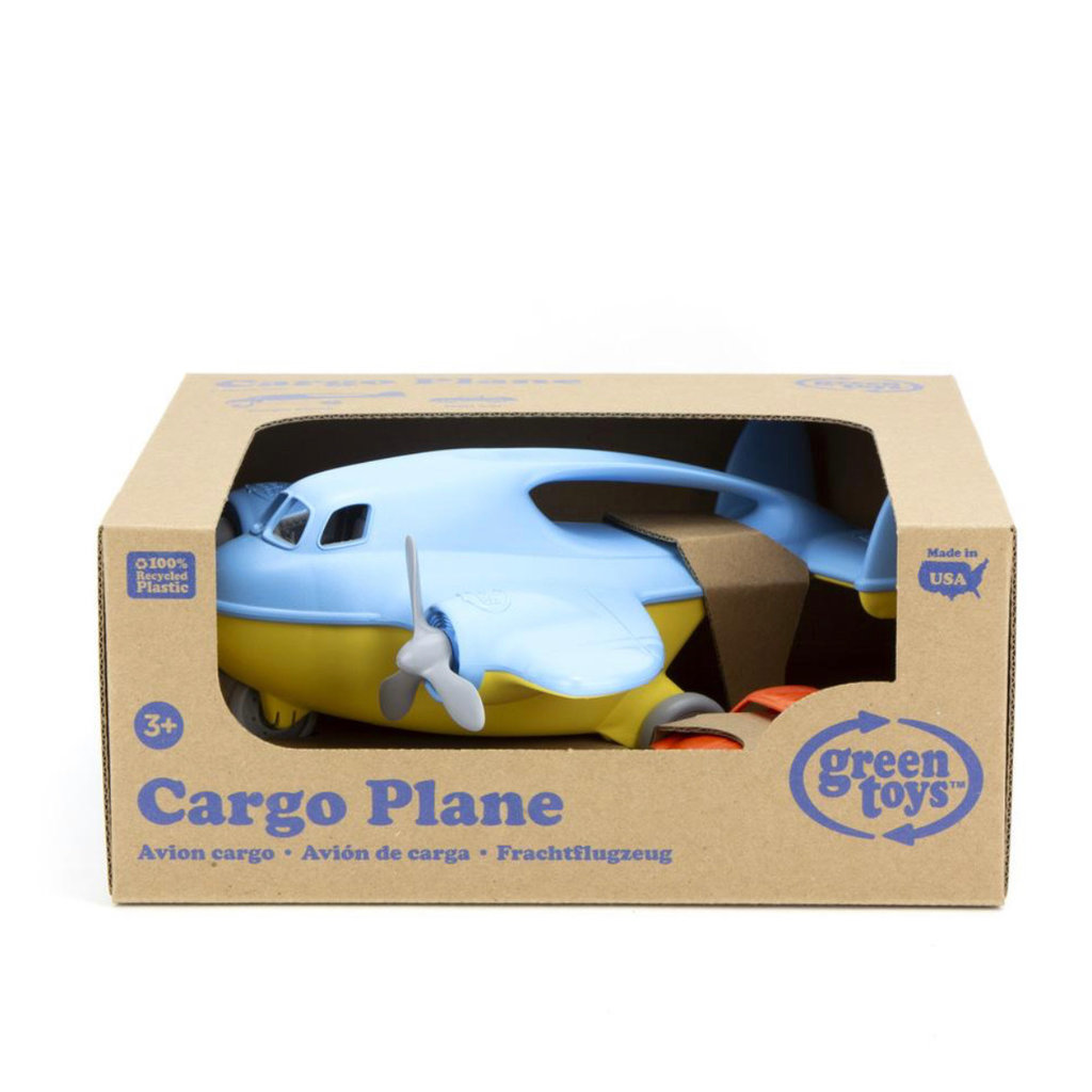 GREEN TOYS CARGO PLANE WITH MINI FASTBACK