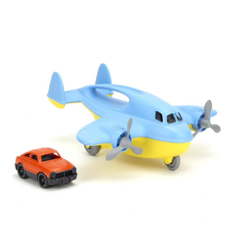 GREEN TOYS CARGO PLANE WITH MINI FASTBACK