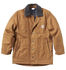 CARHARTT FULL SWING CANVAS BLANKET-LINED CHORE COAT