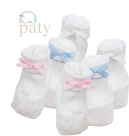 PATY BOOTIES WITH BOW AND TRIM