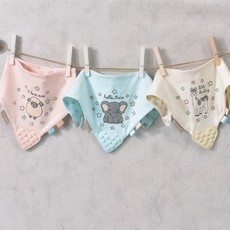Giftcraft Cotton Bib with Rubber Teether