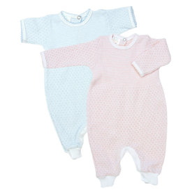 PATY LS ROMPER  WITH KEY-HOLE BACK