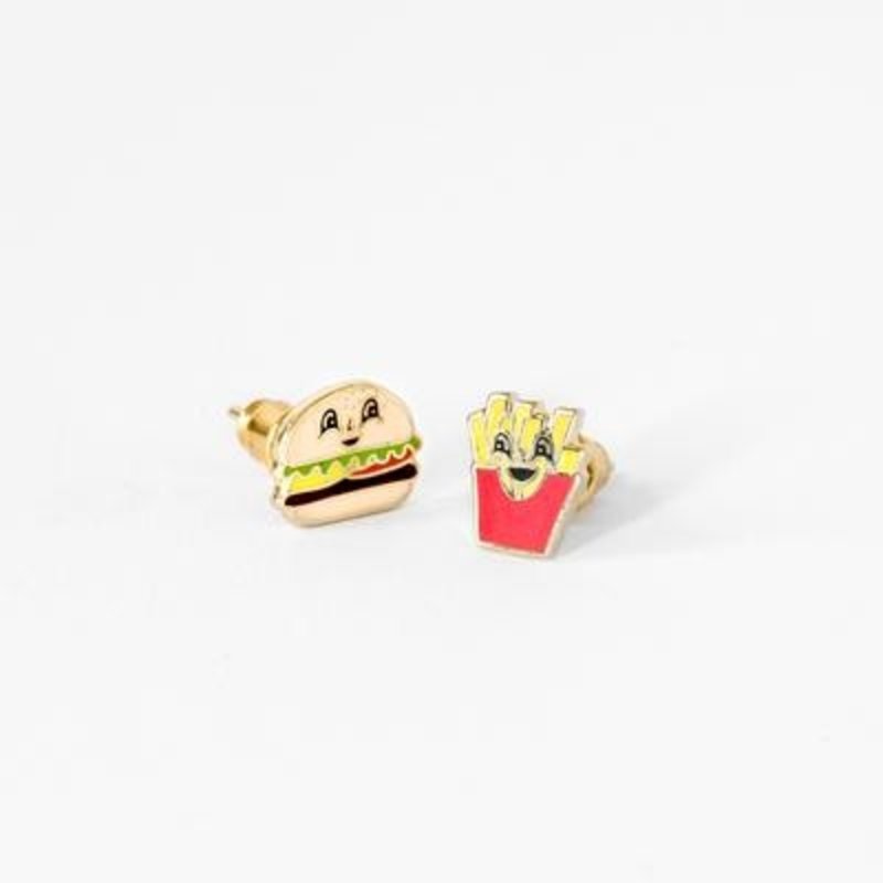 YELLOW OWL WORKSHOP EARRINGS - BURGER & FRIES