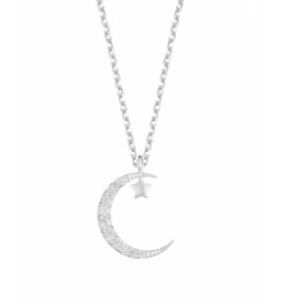 ESTELLA BARTLETT MOON AND STAR NECKLACE