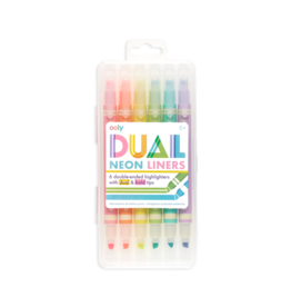 OOLY DUAL LINER DOUBLE-ENDED HIGHLIGHTERS - SET OF 6