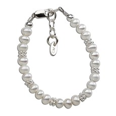 CHERISHED MOMENTS VICTORIA - STERLING SILVER PEARL BRACELET