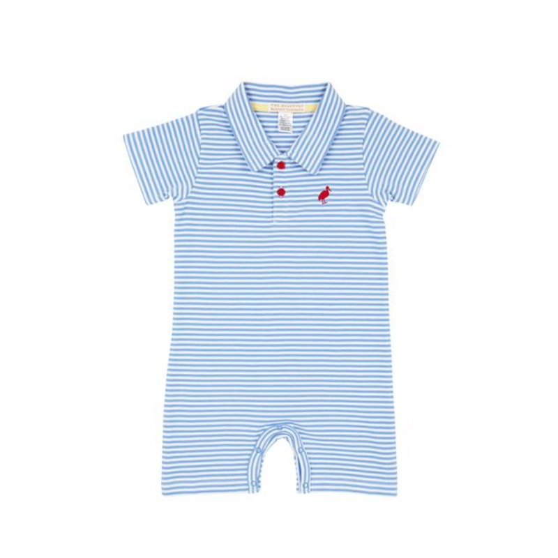 Sir Propers Romper - Pima Buckhead Blue | Beaufort Bonnet