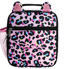 ISCREAM PINK LEOPARD LUNCH TOTE