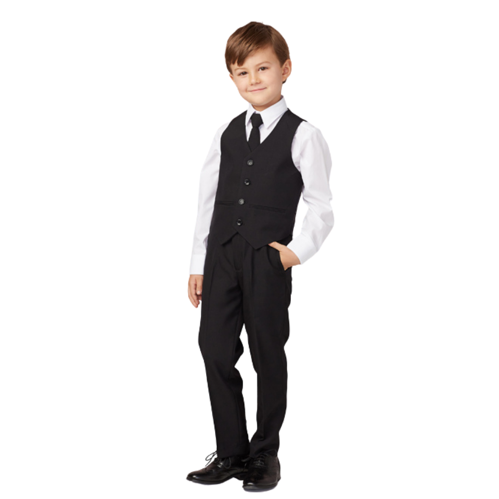 BOY'S SLIM FIT 5 PIECE SUIT