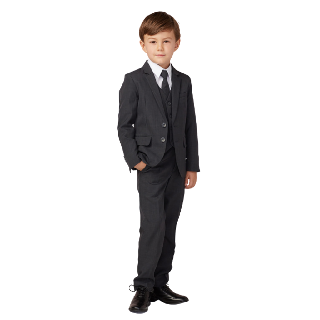 BOY'S SLIM FIT 5 PIECE SUIT