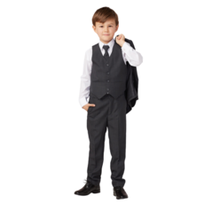 BOY'S SLIM FIT 5 PIECE SUIT