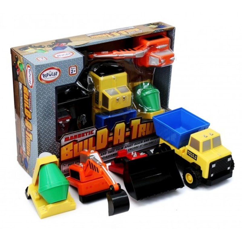 POPULAR PLAYTHINGS MAGNETIC BUILD-A-TRUCK CONSTRUCTION
