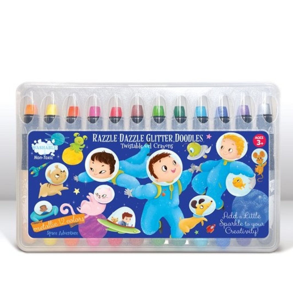 PIGGY STORY GLITTER GEL CRAYON - SPACE