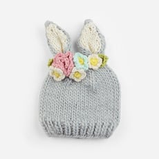 THE BLUEBERRY HILL BAILEY BUNNY FLOWERS HAT