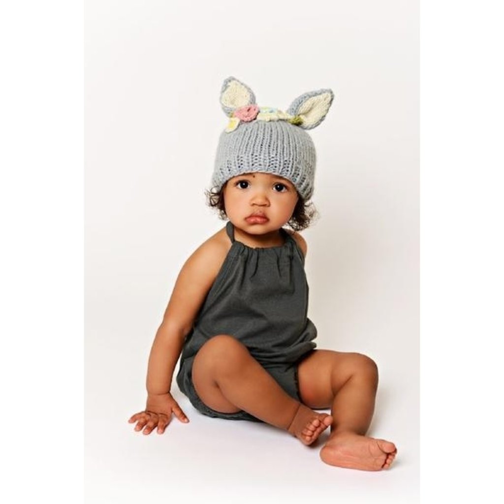 THE BLUEBERRY HILL BAILEY BUNNY FLOWERS HAT