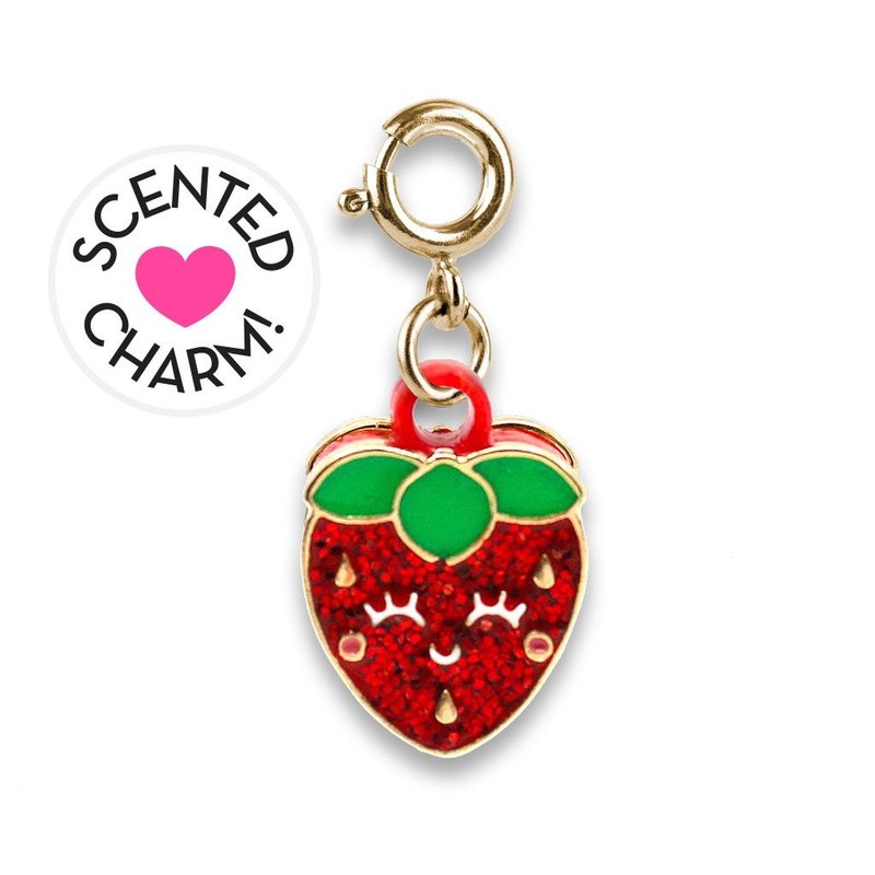 CHARM IT! GOLD SCENTED STRAWBERRY CHARM