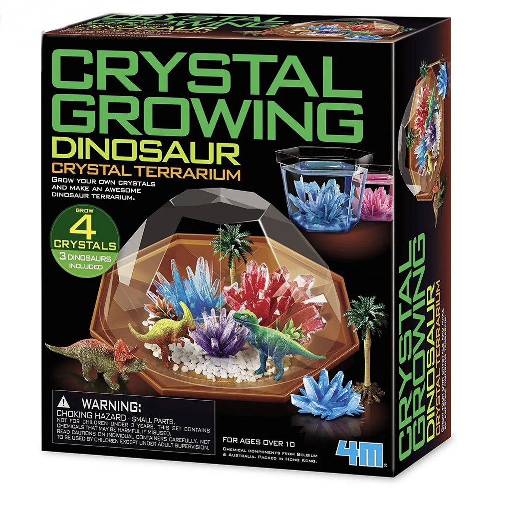 TOYSMITH DINO CRYSTAL TERRARIUM