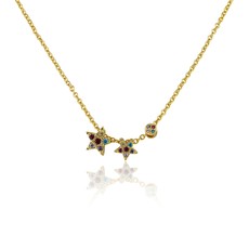 LMTS CLASSIC STAR NECKLACE - MULTI