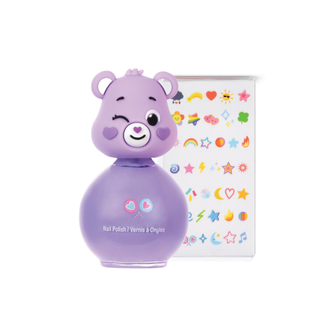 ISCREAM CARE BEARS NAIL POLISH AND STICKERS SET