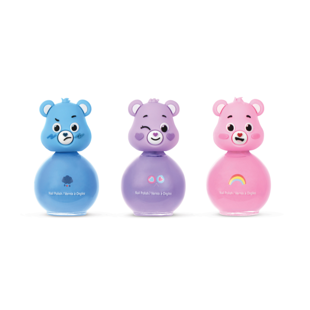 ISCREAM CARE BEARS NAIL POLISH AND STICKERS SET