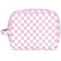 CHECKERED SMILES COSMETIC BAG - Beyond The Rainbow