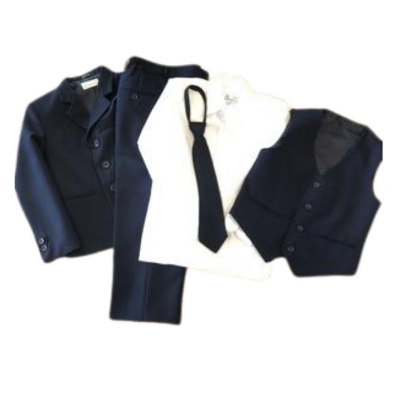 BOYS 5PC SLIM FIT SUIT