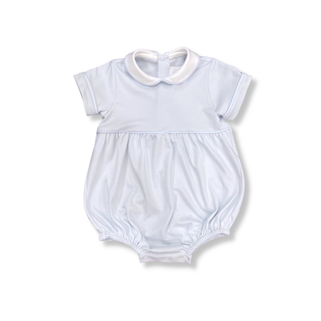 LULLABY SET COVINGTON BUBBLE - BLUE MINI GINGHAM