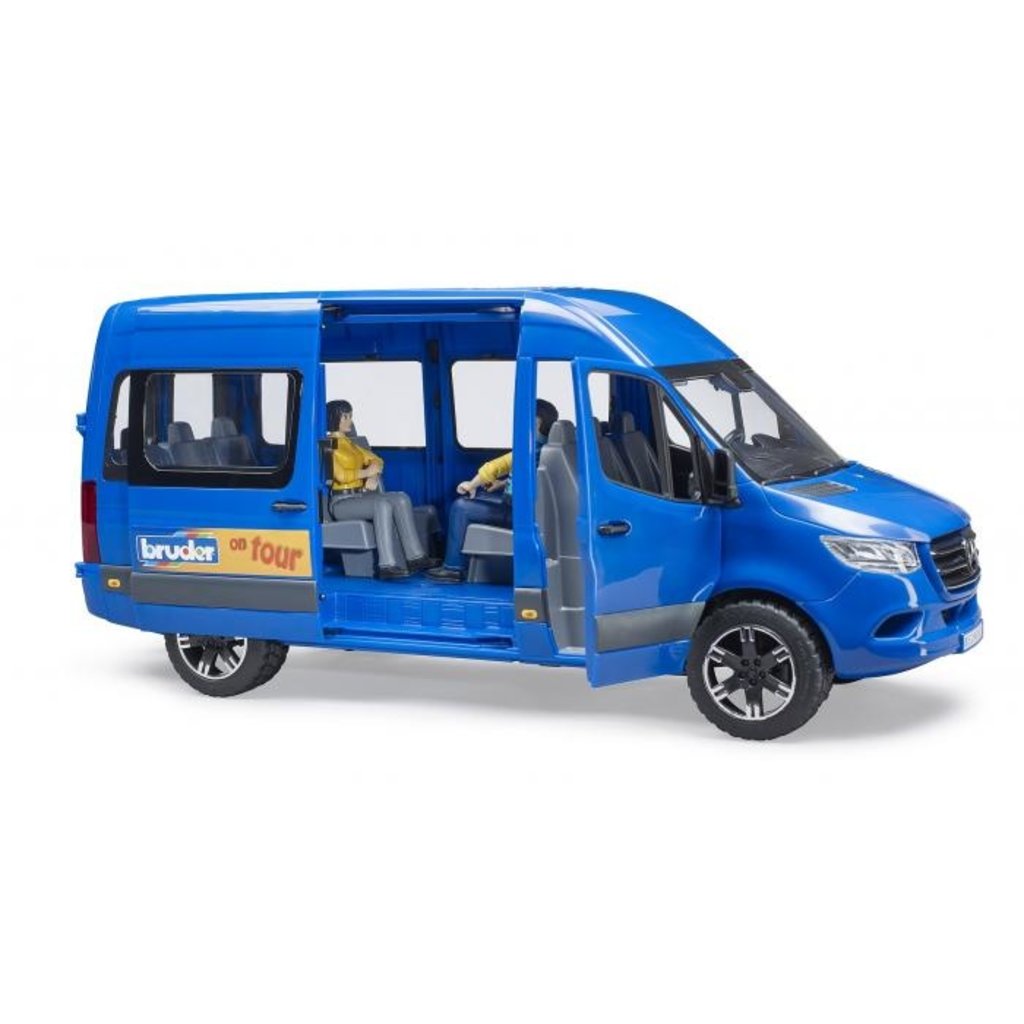 BRUDER MB SPRINTER TRANSFER W DRIVER AND PASSENGER