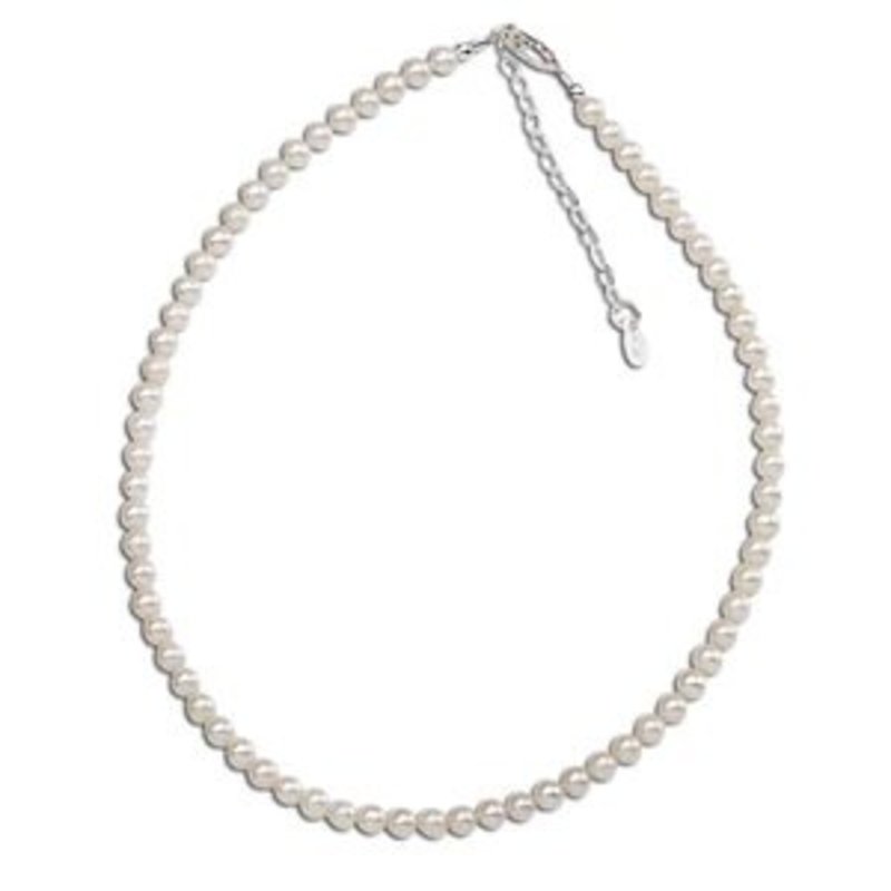 CHERISHED MOMENTS ZOEY STERLING SILVER PEARL NECKLACE