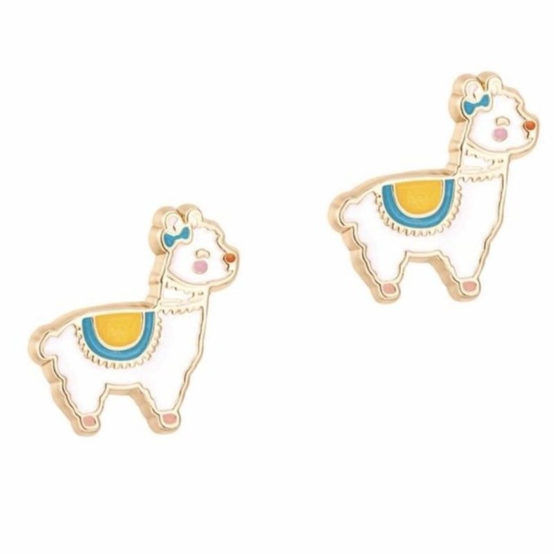 GIRL NATION GLAMA LLAMA CUTIE STUD EARRINGS