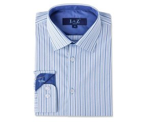 cyan dress shirt M+M Halyard Dress Shirt Light Cyan  Byron & Barclay
