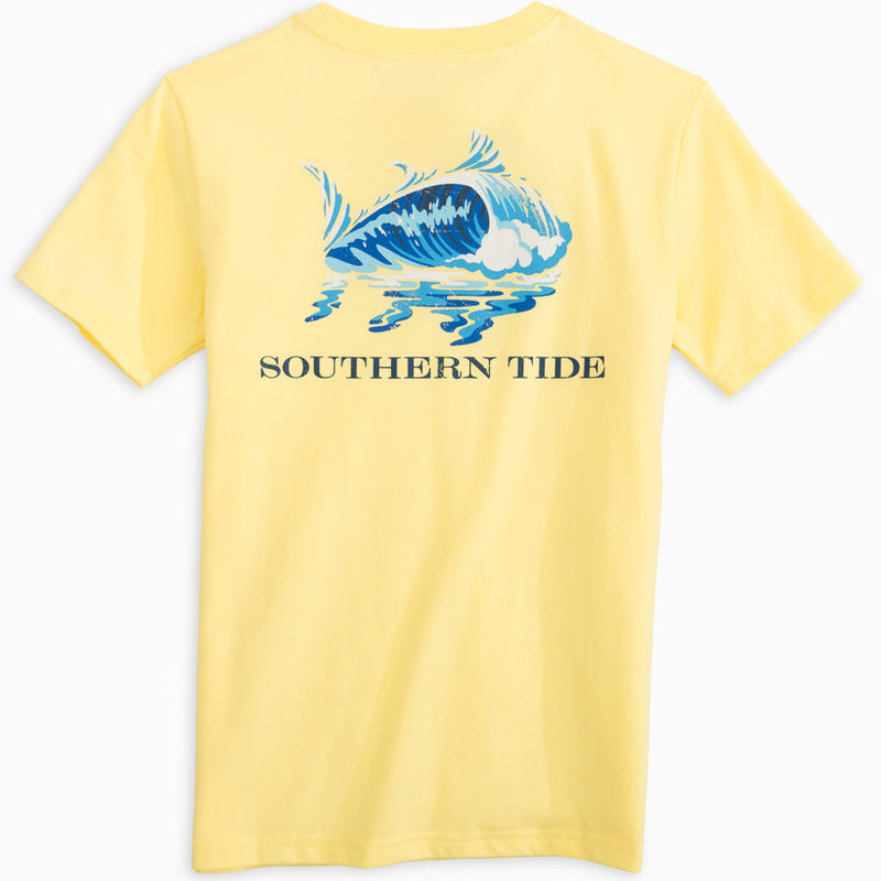 SOUTHERN TIDE Y SS SOUTHERN SURF TEE - BLONDE