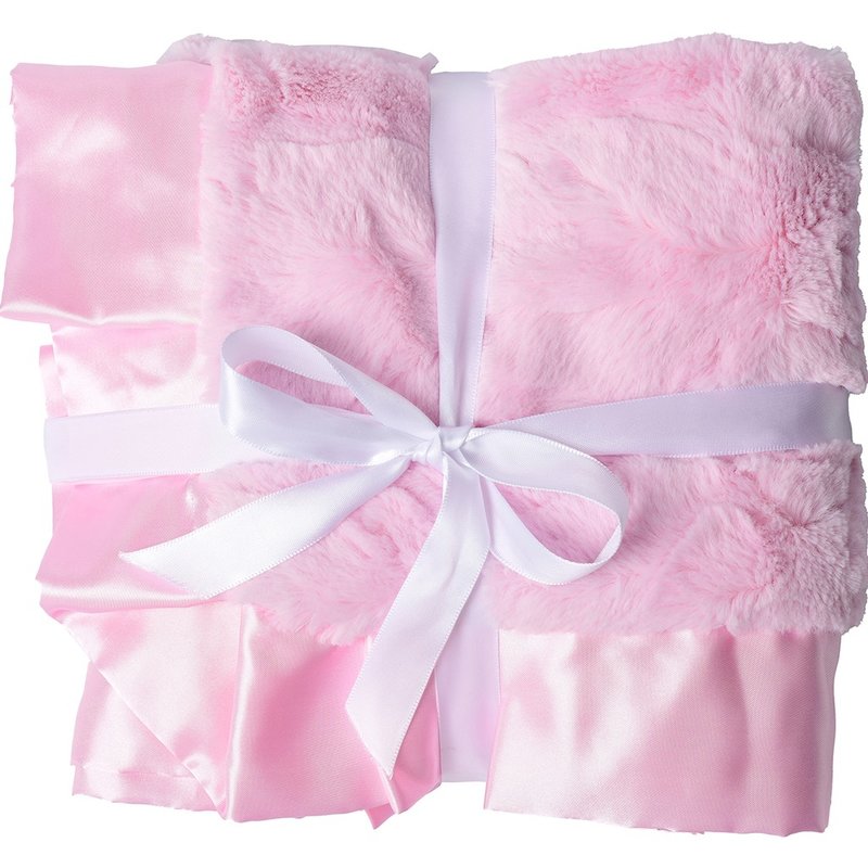 LITTLE SCOOPS PINK RECEIVING BLANKET