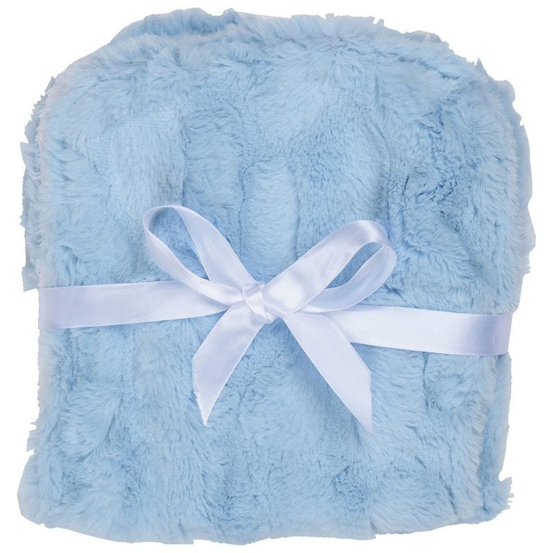 LITTLE SCOOPS BLUE BURP CLOTH