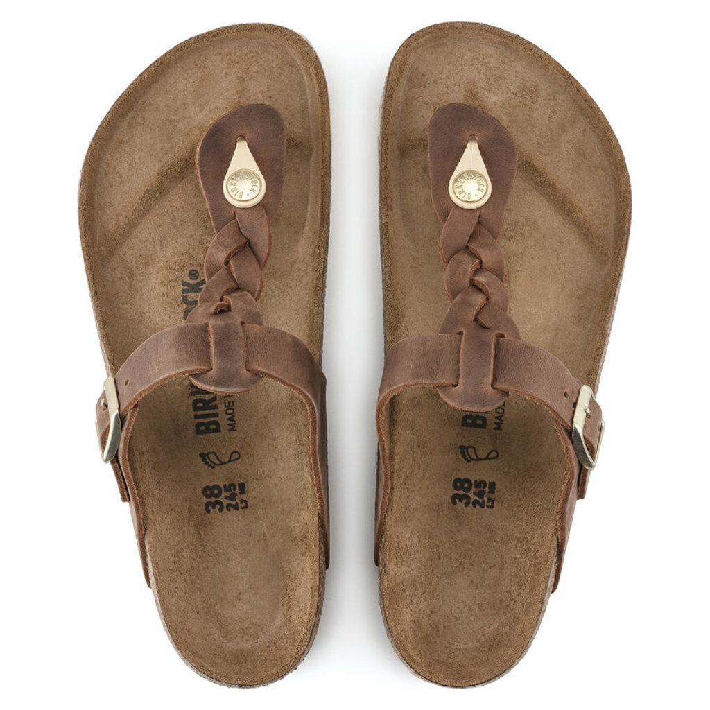 birkenstock GIZEH BRAID COGNAC