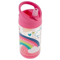 STEPHEN JOSEPH FLIP TOP BOTTLE - RAINBOW