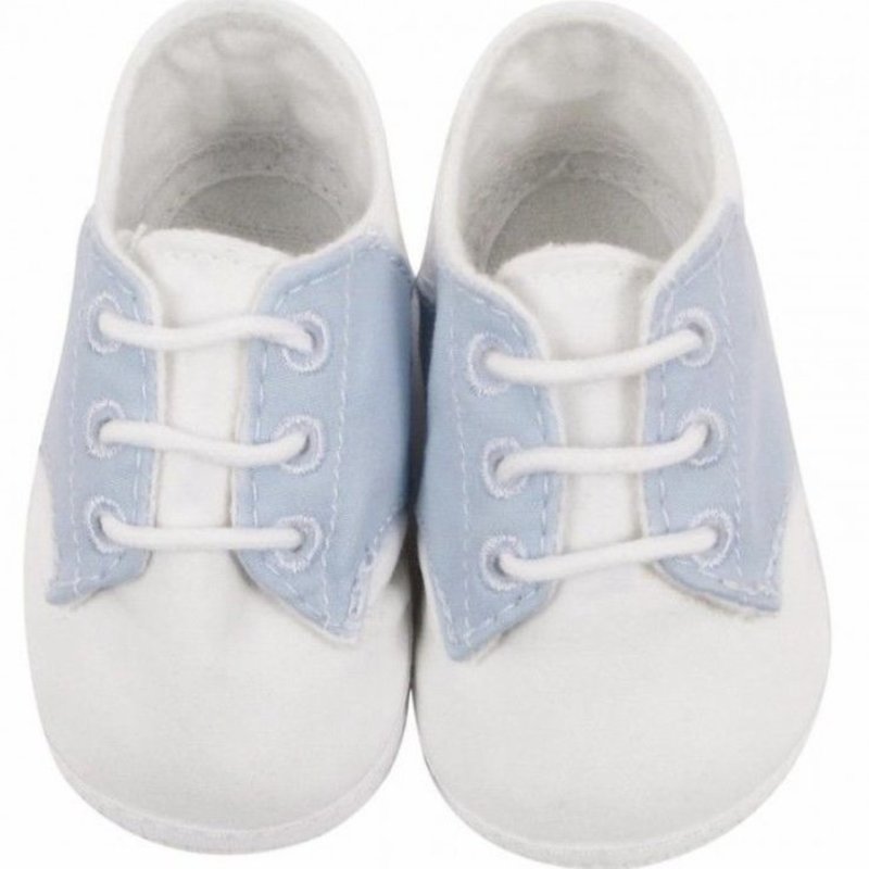 BABY DEER 2154 WHT/BLUE BATISTE