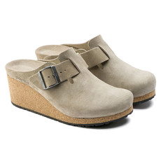 birkenstock FANNY SUEDE LEATHER - TAUPE