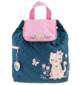 STEPHEN JOSEPH QUILTED BACKPACK - CAT