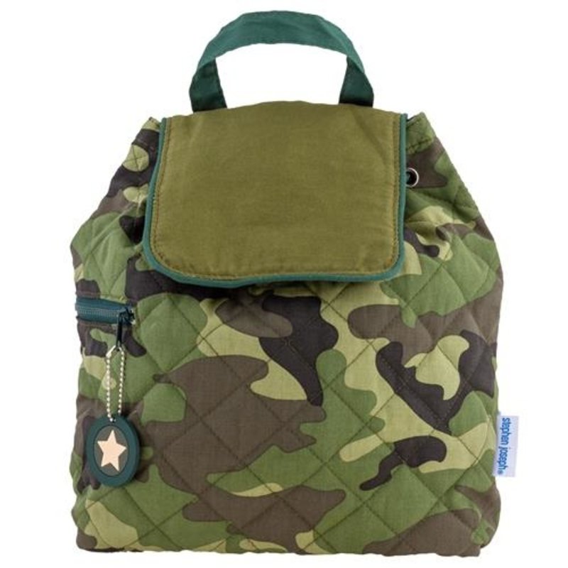 STEPHEN JOSEPH QUILTED BACKPACK - CAMO