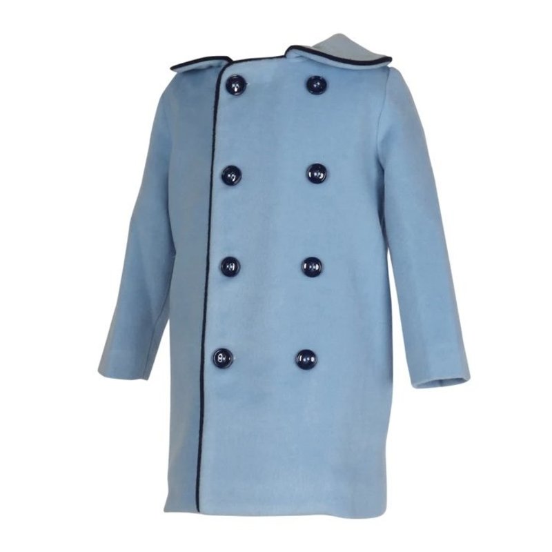 THE YELLOW LAMB BRITTON COAT - BELLEVUE BLUE